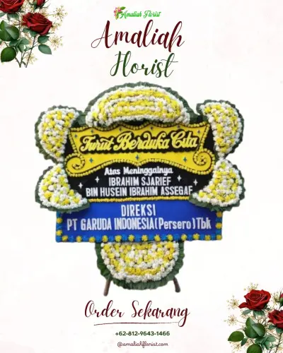 Papan Bunga Duka di Banyu Asih