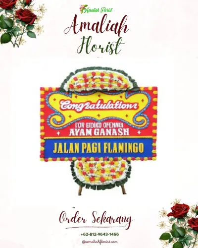 Bunga Papan Congratulation di Banyu Asih